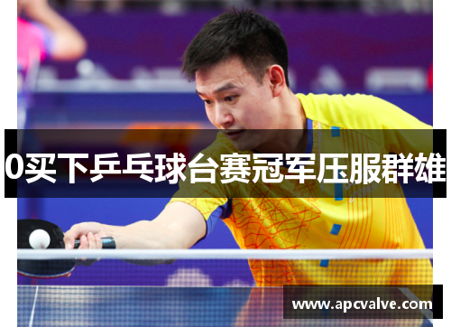 0买下乒乓球台赛冠军压服群雄