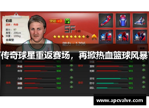 传奇球星重返赛场，再掀热血篮球风暴