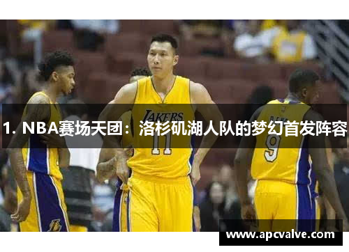 1. NBA赛场天团：洛杉矶湖人队的梦幻首发阵容